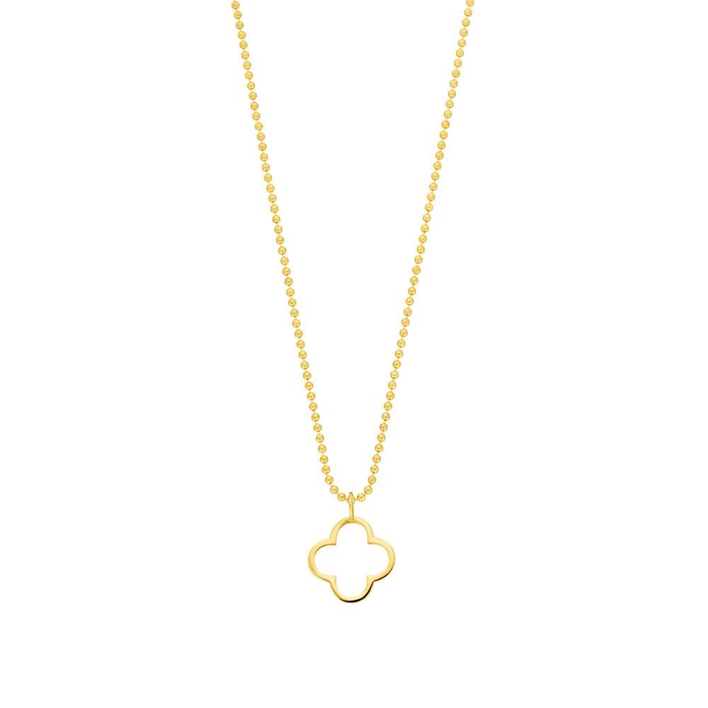 Collana GENTLE CLOVER, oro giallo 14K