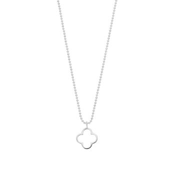 Collier GENTLE CLOVER, or blanc 14K 1