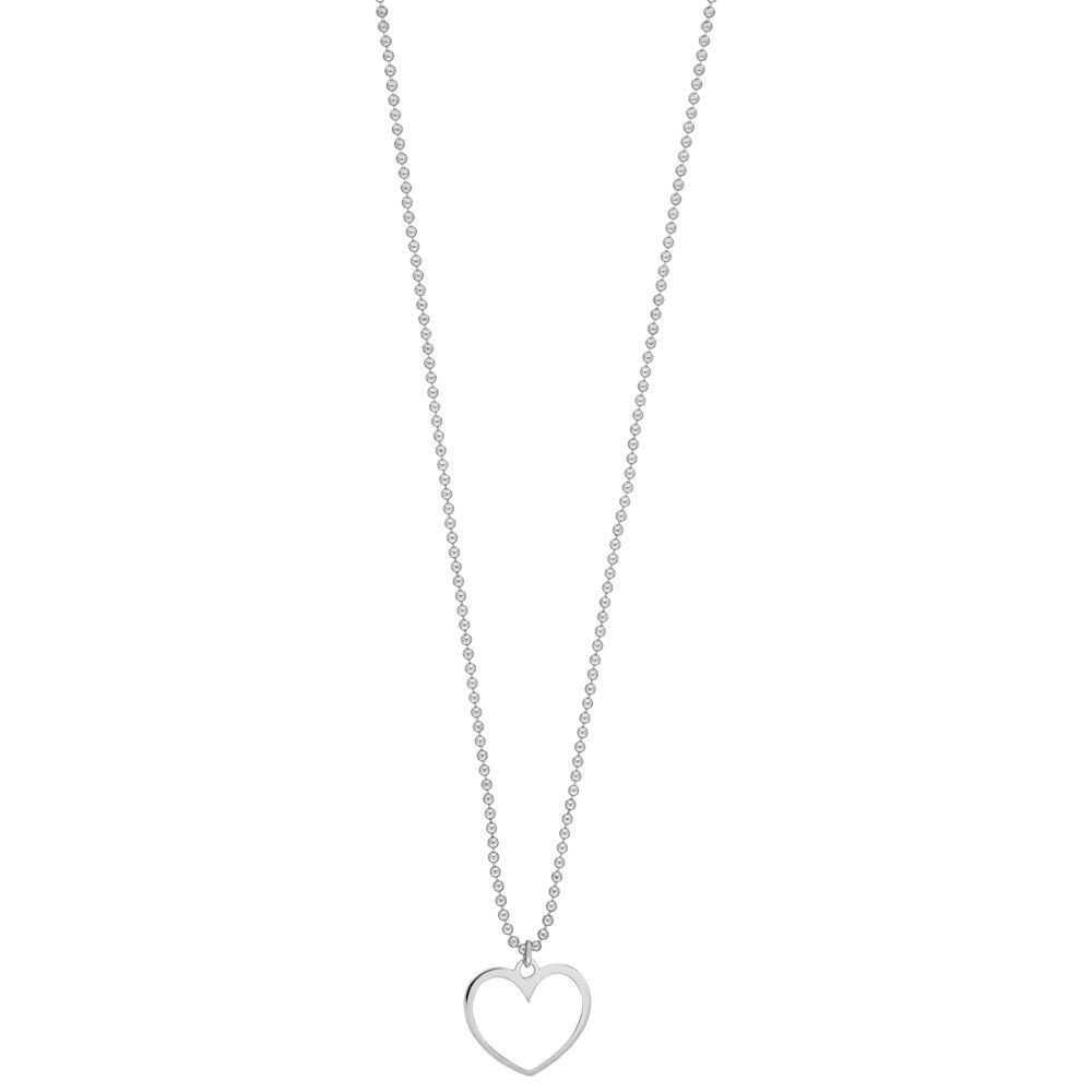 Collana GENTLE HEART, oro bianco 14K