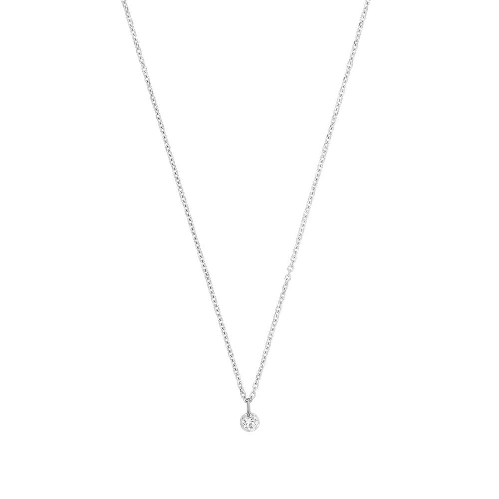 Halskette Pure Diamant, 18 K Weißgold