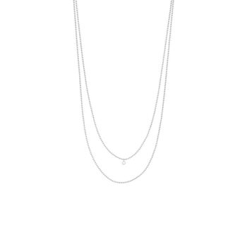 Collier Pure Double, diamant, or blanc 14 carats 4