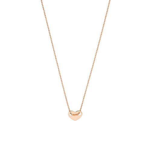 Halskette Heart, 14 K Rosegold