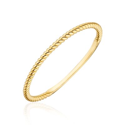 Anillo Twist, oro amarillo de 18 quilates