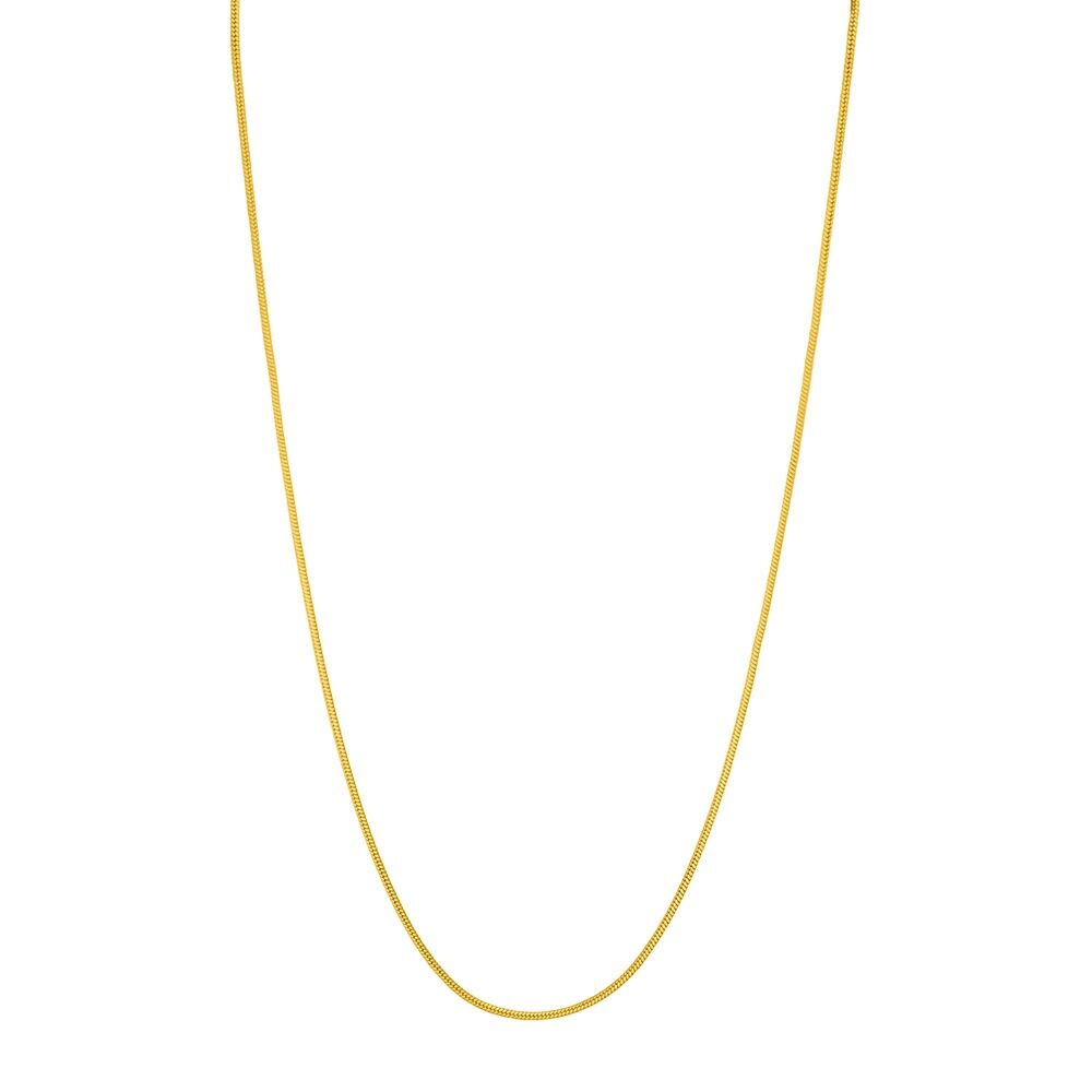 Choker Snake, 43 cm, 18 K Gelbgold vergoldet