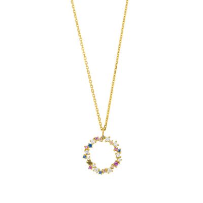 Necklace CANDY, 18K yellow gold plated