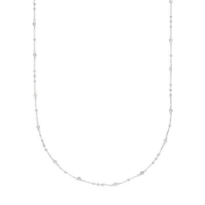 Necklace Flying Gems, labradorite, 90cm, 925 sterling silver
