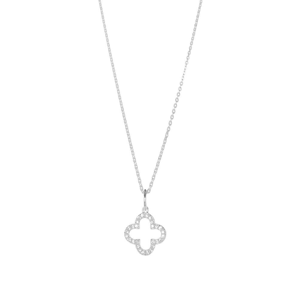 Collana Shamrock, argento