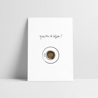 Cartolina: caffè
