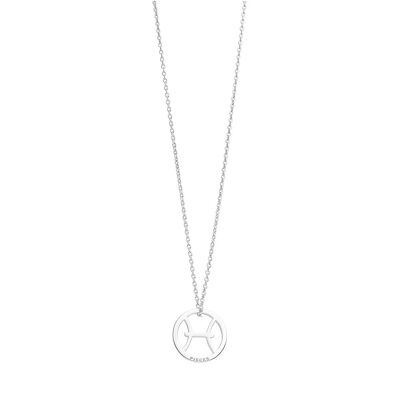 Pisces necklace, 925 sterling silver