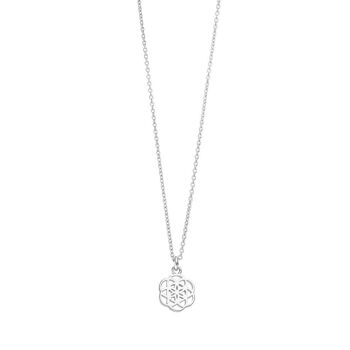 Collier Fleur de Vie, 45cm, argent sterling 925