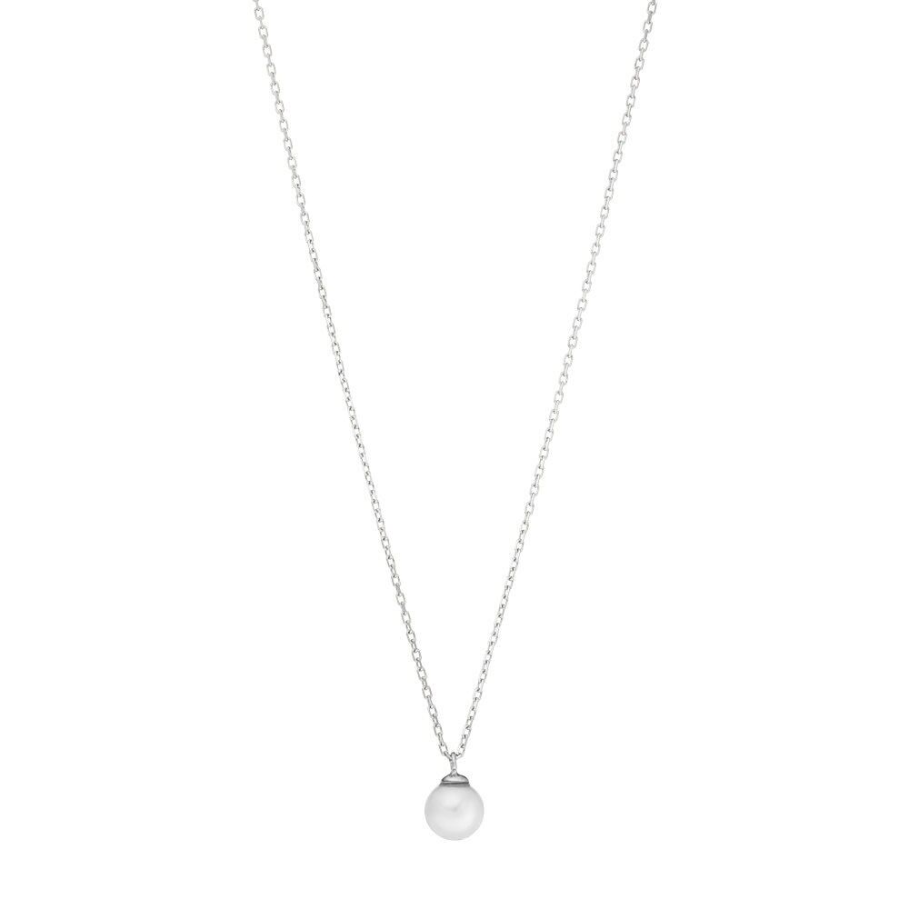 Halskette Rain Drop, Perle, 925 Sterlingsilber
