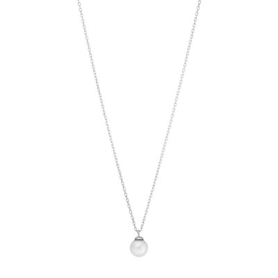 Rain Drop necklace, pearl, 925 sterling silver