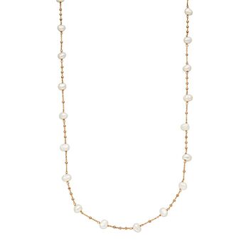 Collier perle, or rose 2