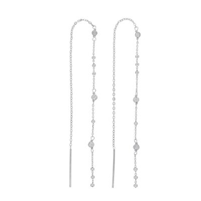 Flying Gems earrings, labradorite, 925 sterling silver