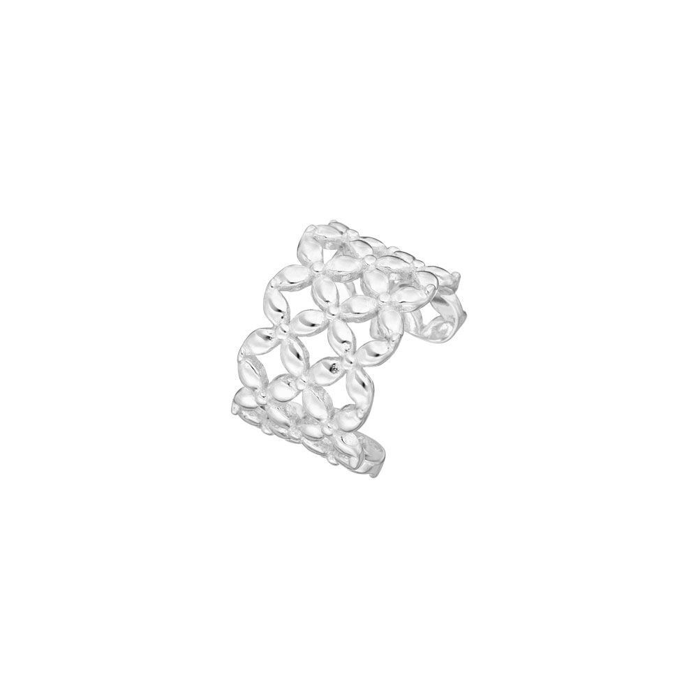 Earcuff Grid, 925 Sterlingsilber