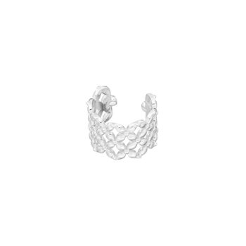 Grille de boucle d'oreille, argent sterling 925 2