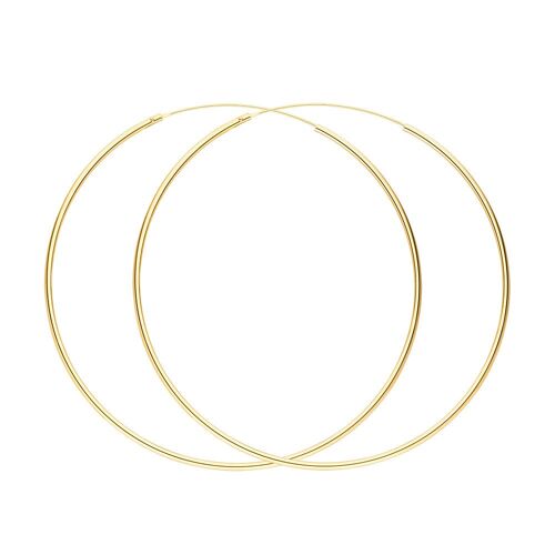 Creole Pure, 50mm, 18 K Gelbgold vergoldet