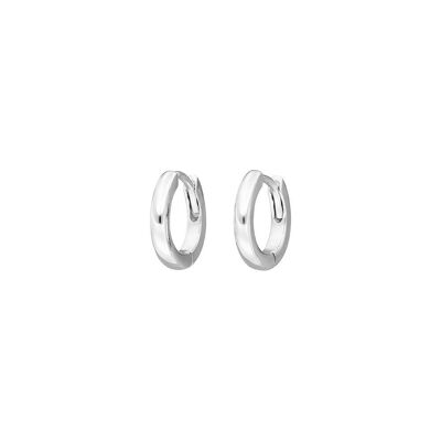 Mini Hoop Earrings, 925 Sterling Silver