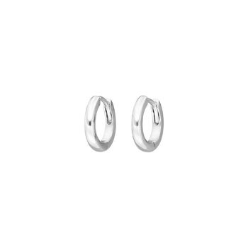 Boucles d'oreilles mini créoles, argent sterling 925