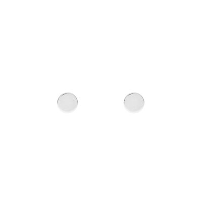 Ear studs MINI, round, 925 sterling silver