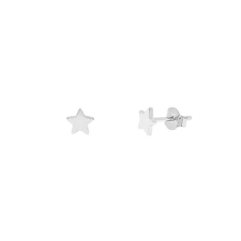 Clous d'oreilles MINI, étoile, argent 925 2