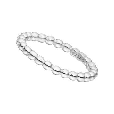 Ball ring, thick, 925 sterling silver