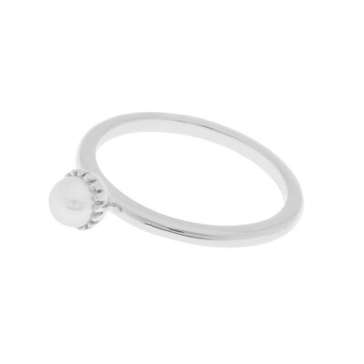 Ring with pearl, 925 sterling silver