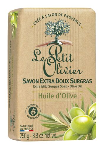 Savon Solide Extra Doux Surgras - Huile d'Olive - Base de savon d'origine végétale - Enrichi en Huile d'Olive 1
