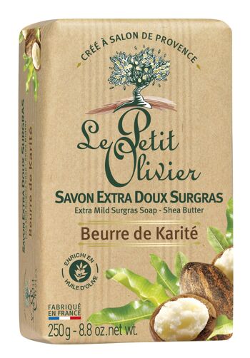 Savon Solide Extra Doux Surgras - Beurre de Karité - Base de savon d'origine végétale - Enrichi en Huile d'Olive 1