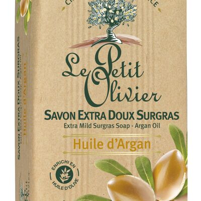 Extra Mild Surgras Solid Soap - Argan Oil - Plant-based soap base - Enriched with Olive Oil