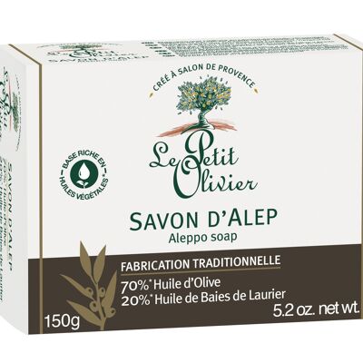 Savon Solide d'Alep - Huile d'Olive & De Baies De Laurier - Fabrication Traditionnelle