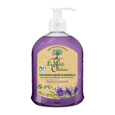 Pure Marseille Liquid Soap - Lavender Scent from the Grasse Region - 95% Natural Origin