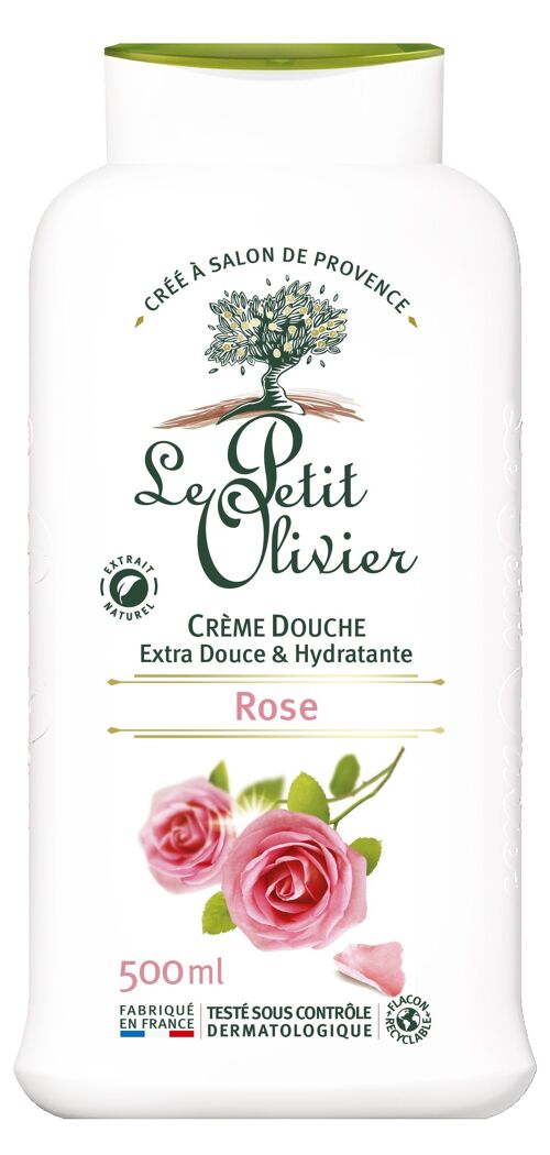 Crème Douche Hydratante - Rose - PH Neutre Pour La Peau - Sans Savon, Sans Colorant