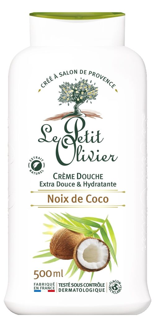 Crème Douche Hydratante - Noix de Coco - PH Neutre Pour La Peau - Sans Savon, Sans Colorant
