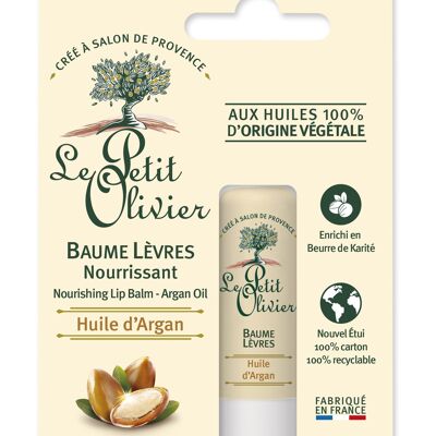 Pflegender Lippenbalsam - Trockene Lippen - Arganöl - Angereichert mit Sheabutter - 100 % pflanzliche Öle