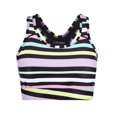 Aso Oke Pastel Sports Bra