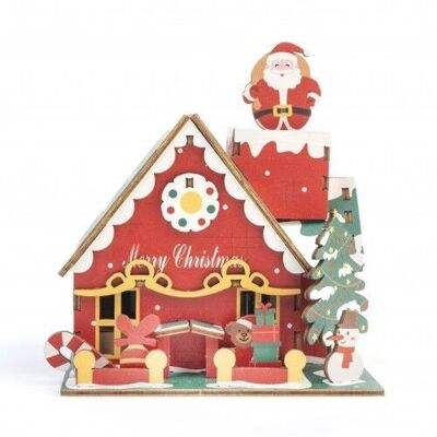 Building kit Music box Christmas house