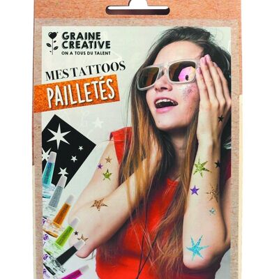 KIT TATOO PAILLETTES DE FETES