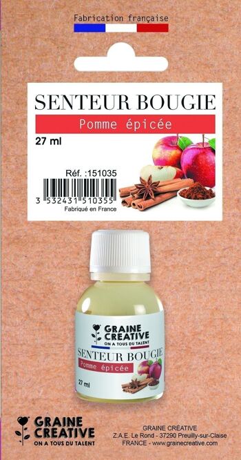 SKIN SENTEUR BOUGIE POMME EPICEE 27 ML 4