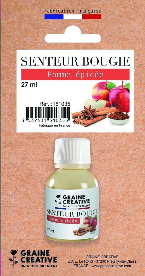 SKIN SENTEUR BOUGIE POMME EPICEE 27 ML