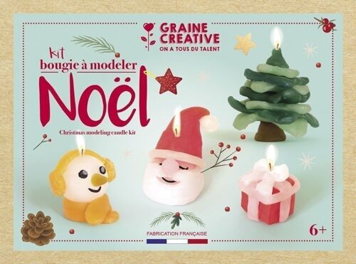 KIT BOUGIE A MODELER NOEL