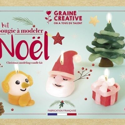 KIT BOUGIE A MODELER NOEL