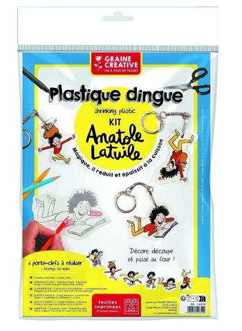 KIT PLASTIQUE DINGUE PORTE-CLES ANATOLE LATUILE 2