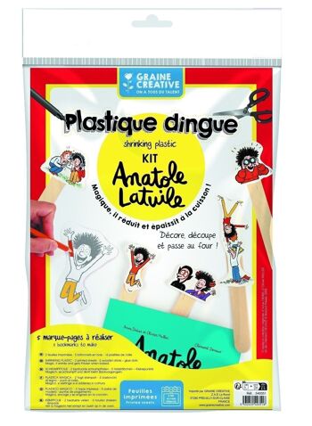 KIT PLASTIQUE DINGUE MARQUE-PAGES ANATOLE LATUILE 2