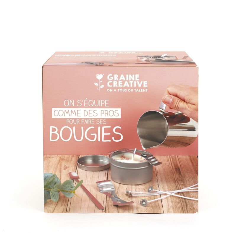 Kit DIY - Bougie Signature - Graine créative