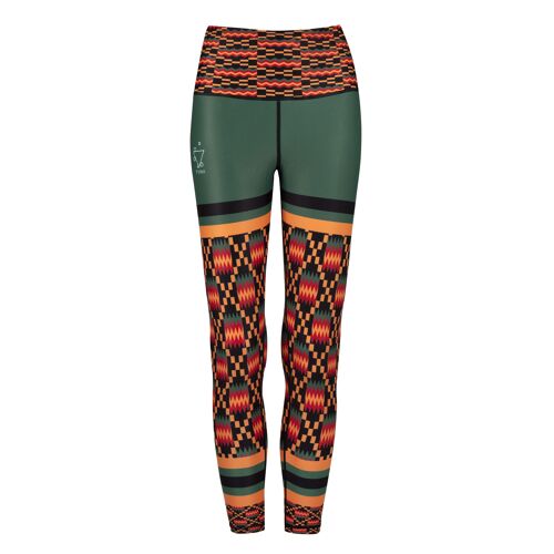 Kayentee On Green Funky Leggings