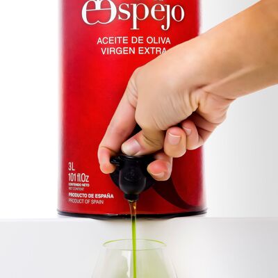 Picual Extra Virgin Olive Oil.  3 liters.  Early Harvest.  Jaen.  Spain. 23-24