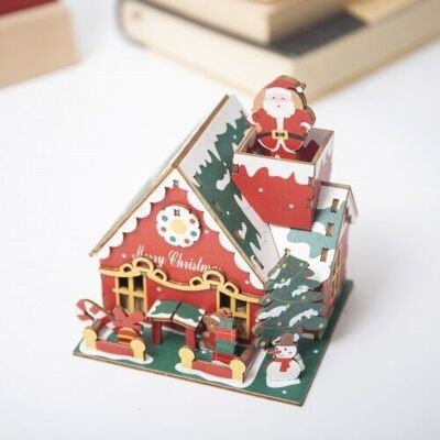 Building Kit Music Box Container Christmas