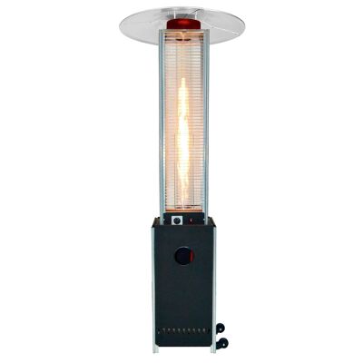 APANA gas heater Bellamente Cristal, black