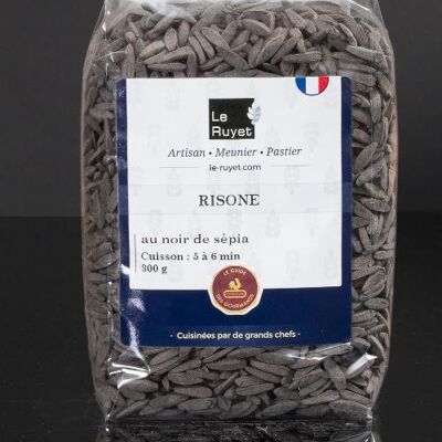 Risone au noir de sépia